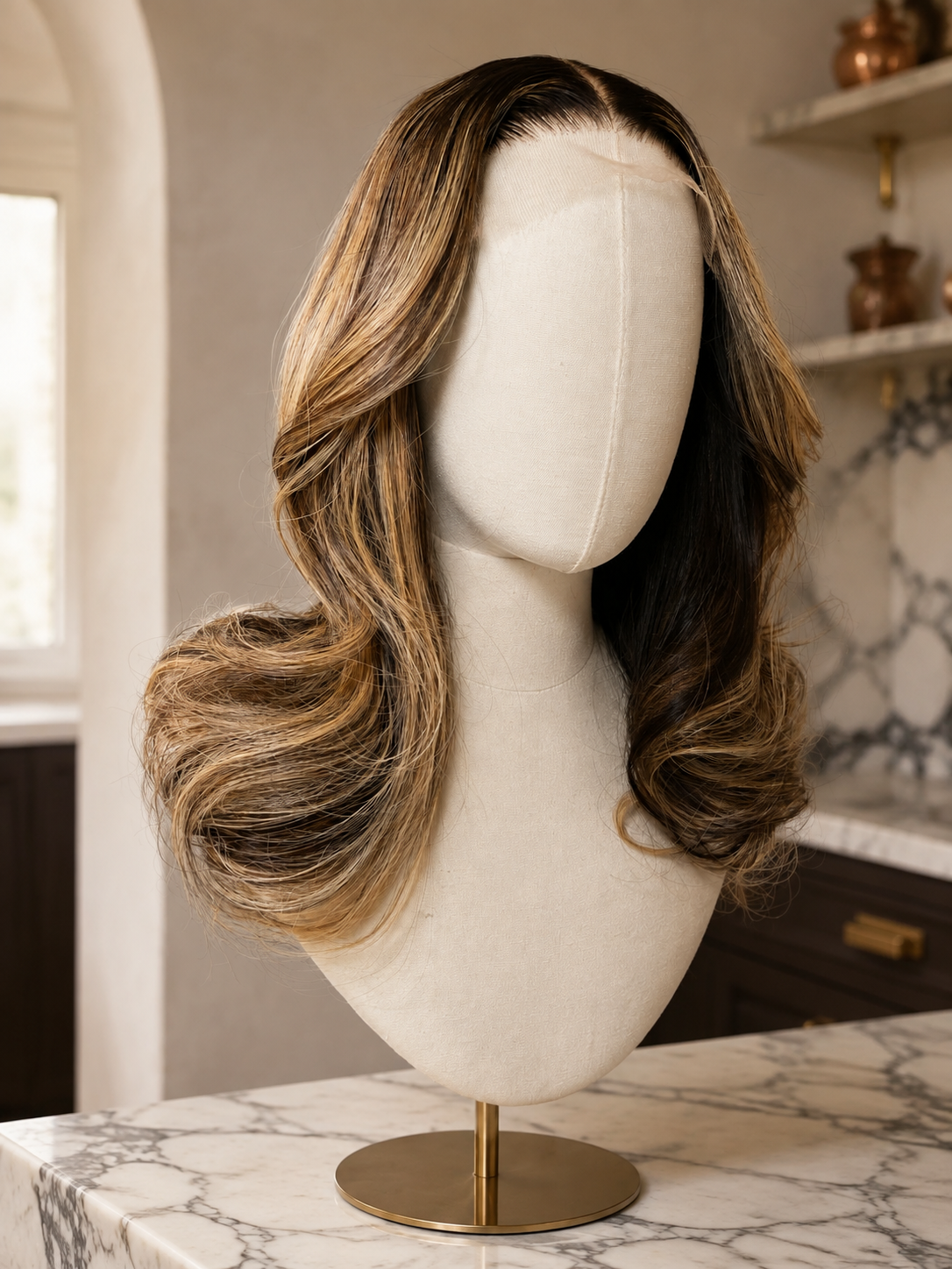 Pearl-14" Highlighted Wig (M)